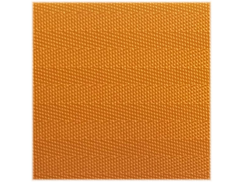 Queue Solutions WeatherMaster 250 2" Yellow Nylon Crowd Control Belt Barrier, Orange (WMR250Y-OR110)