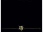 Great Papers Classic Crest Certificate Holders, 12" x 9.38", Black, 25/Pack (903117PK5)