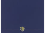 Great Papers Classic Crest Certificate Holders, 12" x 9.38", Navy, 50/Pack (903115PK10)