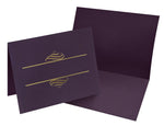 Great Papers Certificate Holders, 9.375" x 12", Plum, 5/Pack (903106)