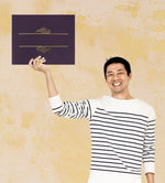 Great Papers Certificate Holders, 9.375" x 12", Plum, 5/Pack (903106)