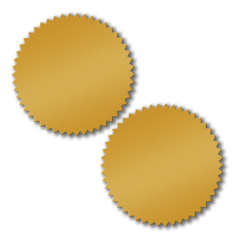 Great Papers! Gold Certificate Seal, 100/Pack (901200PK2)