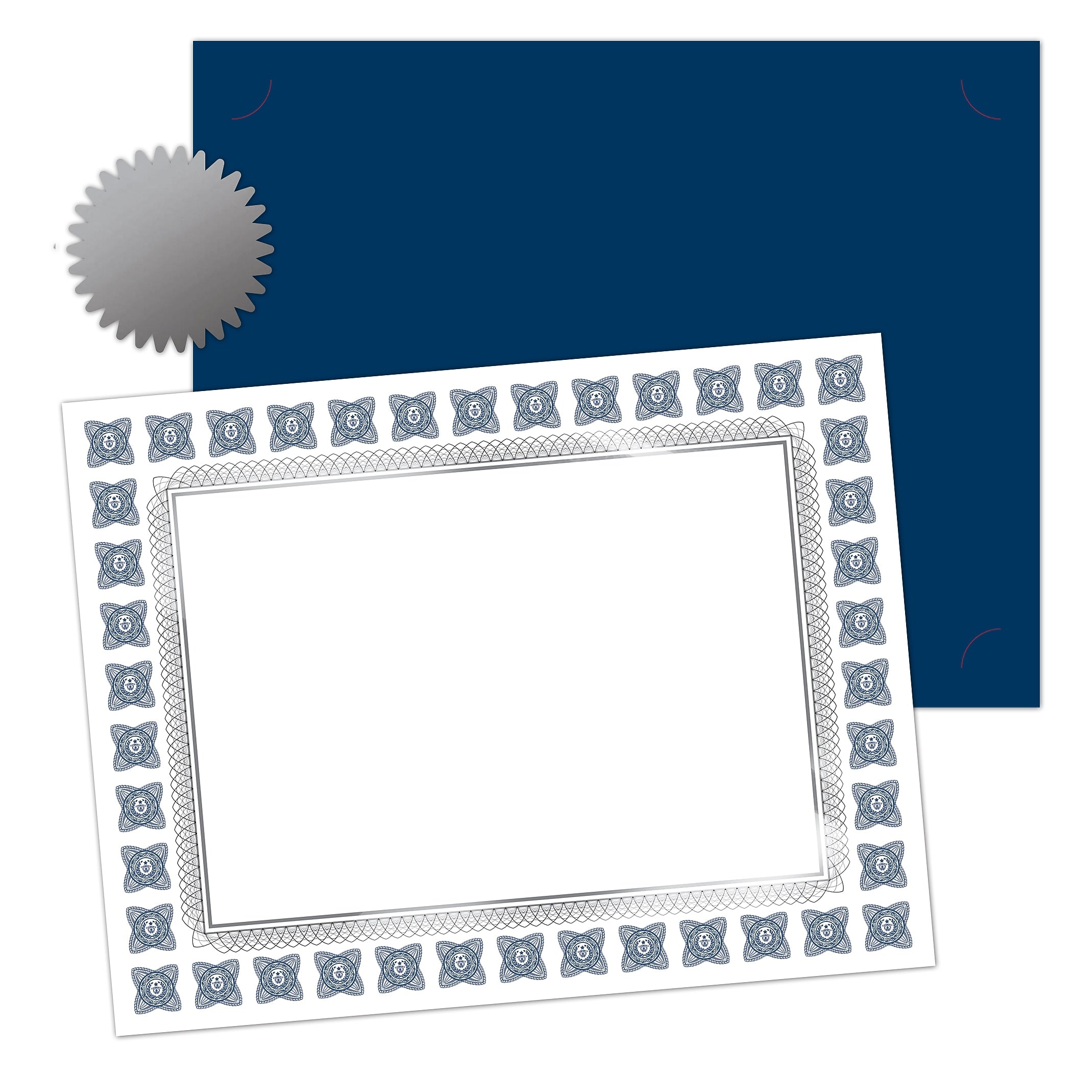 Great Papers Silver Scholar Certificates, 8.5" x 11", Multicolor, 30/Pack (2015074KIT)