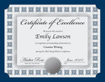 Great Papers Silver Scholar Certificates, 8.5" x 11", Multicolor, 30/Pack (2015074KIT)