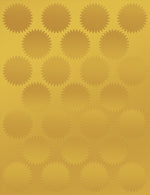 Great Papers Gold Foil Value Certificate Seals, 1.75" Diameter, 100/Pack (949351)