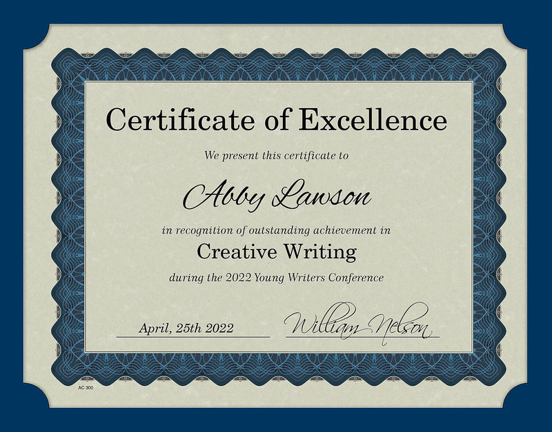 Great Papers Certificate Kits, 9.375" x 12", Multicolor, 25 Kits/Pack (2013317)