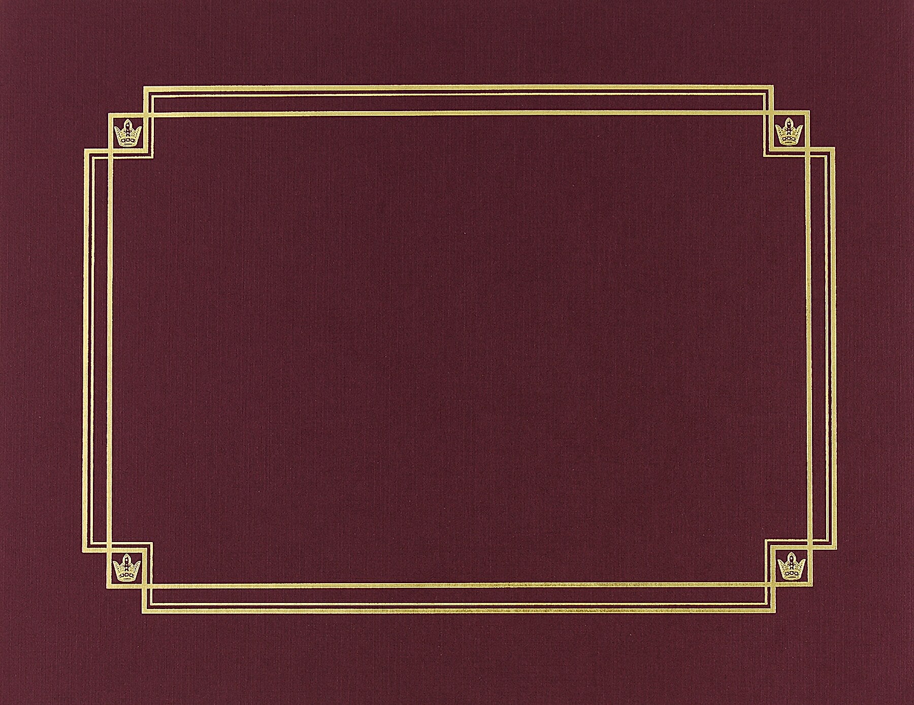 Great Papers Certificate Holders, 12", Burgundy, 3/Pack (939503)