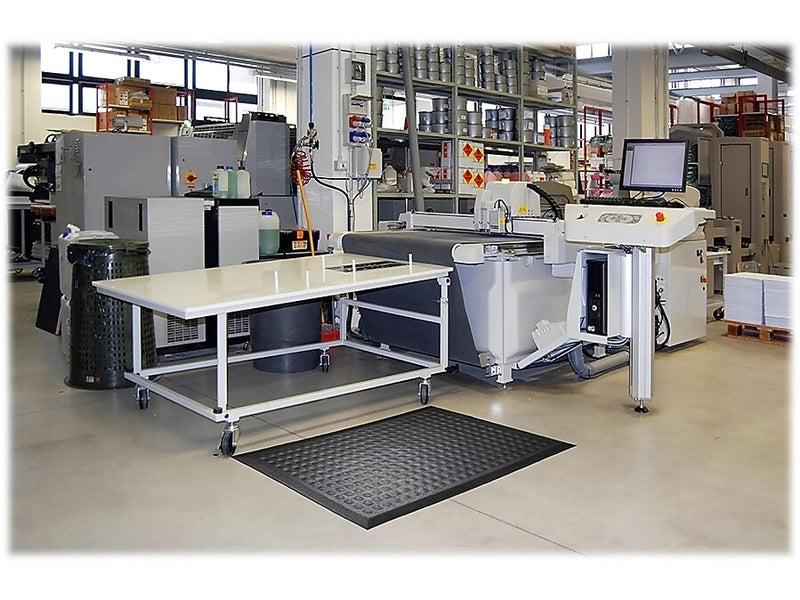 M + A Matting Comfort Premier Anti-Fatigue Commercial Floor Mat, 2' x 3', Black (594023000)