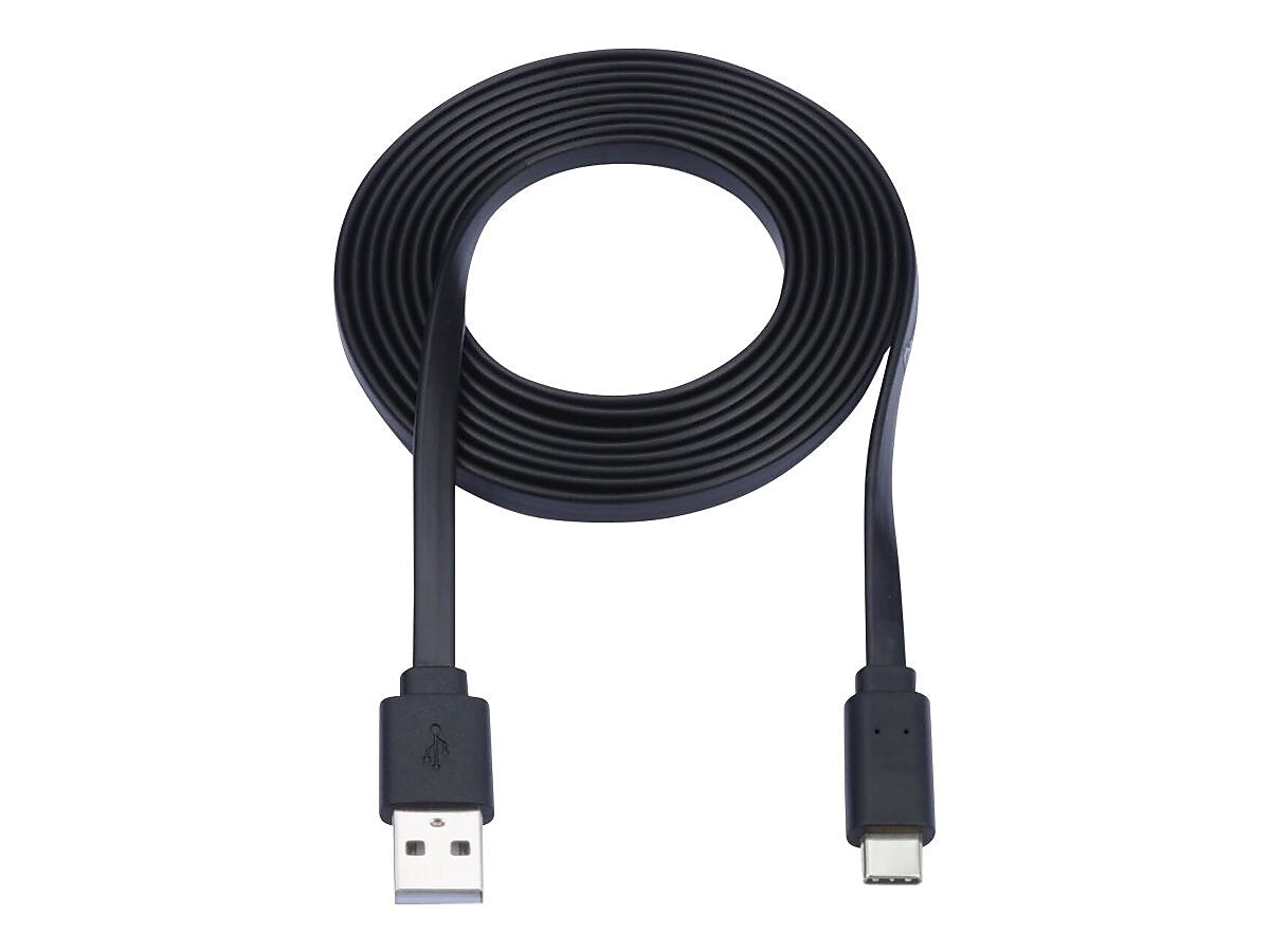 Tripp Lite 6' USB Type-C (Thunderbolt 3) to USB A Power Cable, Male to Male, Black (U038-006-FL)