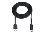 Tripp Lite 6' USB Type-C (Thunderbolt 3) to USB A Power Cable, Male to Male, Black (U038-006-FL)