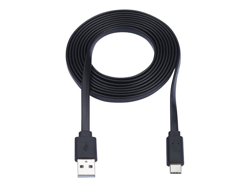 Tripp Lite 6' USB Type-C (Thunderbolt 3) to USB A Power Cable, Male to Male, Black (U038-006-FL)