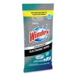 Windex Electronics Glass & Surface Cleaner, Unscented, 25 Wipes/Pack (314278)