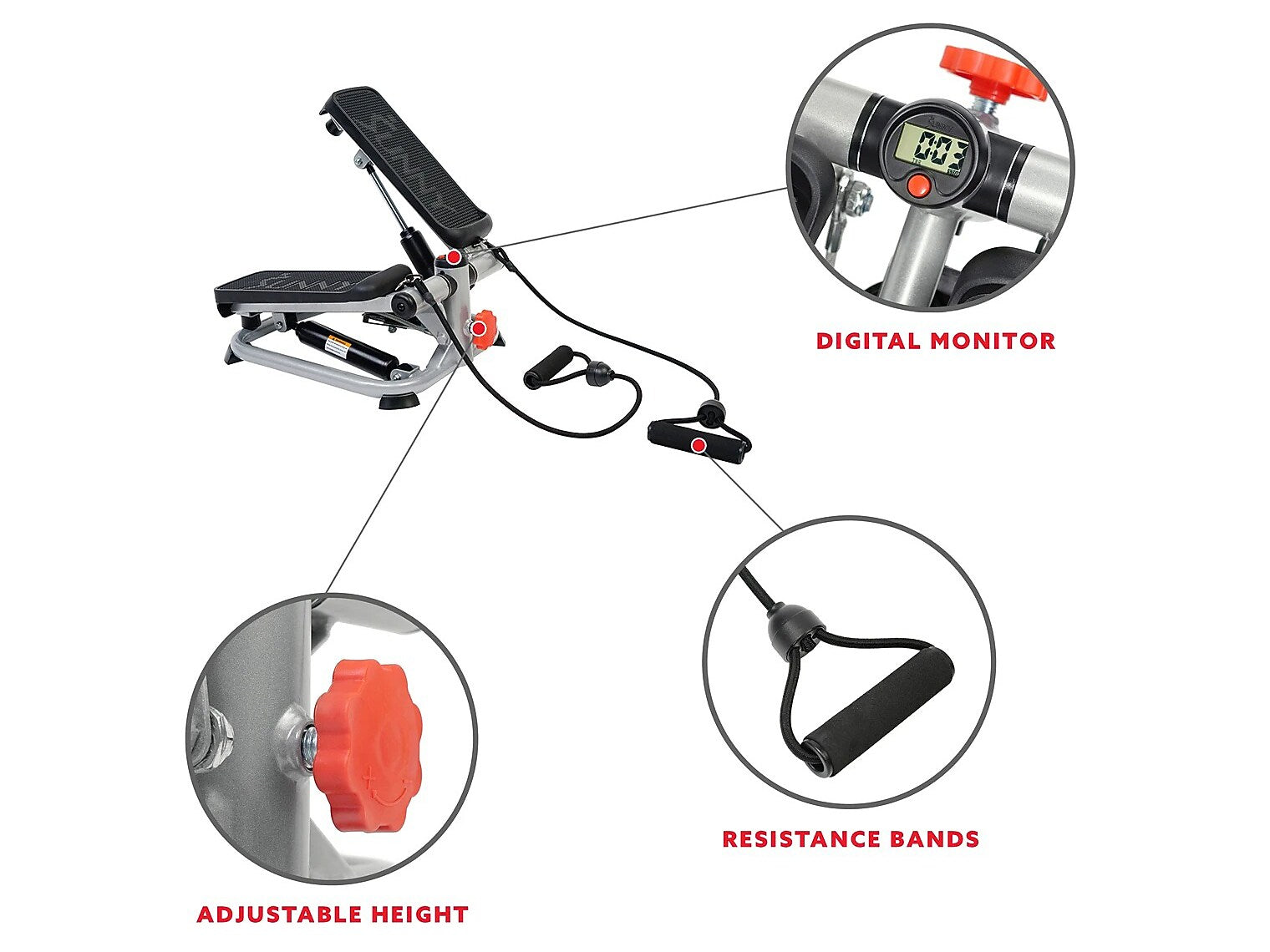 Sunny Health and Fitness Total Body Step Machine (SF-S0978)