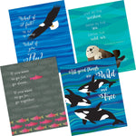 Barker Creek Nature Motivational Art Prints, 8/Set (4188)