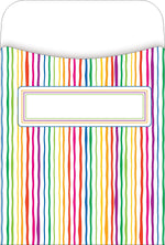 Barker Creek Groovy Library Pockets, 5.125" x 3.5", 120/Set (4061)