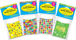 Barker Creek Bright Colors Library Pockets, 5.125" x 3.5", 120/Set (4062)