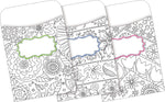 Barker Creek Color Me! Library Pockets, 5.125" x 3.5", 90/Set (4069)