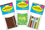 Barker Creek Calm Colors Library Pockets, 5.125" x 3.5", 90/Set (4082)