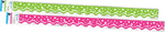Barker Creek Double-Sided Scalloped Border Set, 36" x 2.25", Spring, 2 designs, 26/Set (4024)