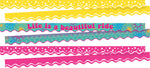 Barker Creek Double-Sided Scalloped Border Set, 36" x 2.25", Life is Beautiful, 3 designs, 39/Set (4031)