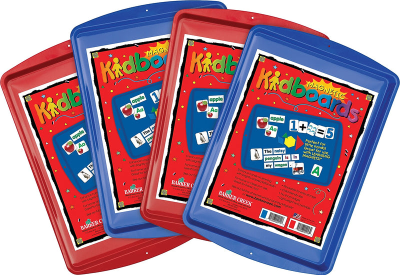 Barker Creek Learning Magnets Kidboards, 4/Set (4059)