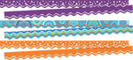 Barker Creek Double-Sided Scalloped Border Set, 36" x 2.25", Moroccan, 3 designs, 39/Set (4033)