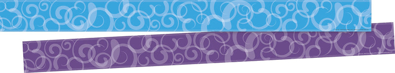 Barker Creek Double-Sided Border Set, Calming Colors, 3 designs, 38/Set (4036)