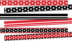 Barker Creek Double-Sided Border Set, 35" x 3", Stripes & Dots, 3 designs, 36/Set (4044)
