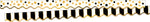 Barker Creek Double-Sided Scalloped Border Set, 36" x 2.25", Black & Gold, 3 designs, 39/Set (4047)