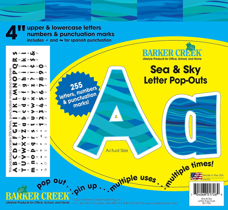 Barker Creek Curated Collection, Sea & Sky, 480/Set (3999)