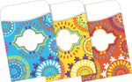 Barker Creek Moroccan File Folders, Computer Paper and Library Pockets, 1/3-Cut Tab, Letter Size, Multicolor, 92/Set(4095)