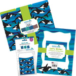 Barker Creek Sea & Sky File Folders, Computer Paper and Library Pockets, 1/3-Cut Tab, Letter Size, Multicolor, 92/Set (4101)
