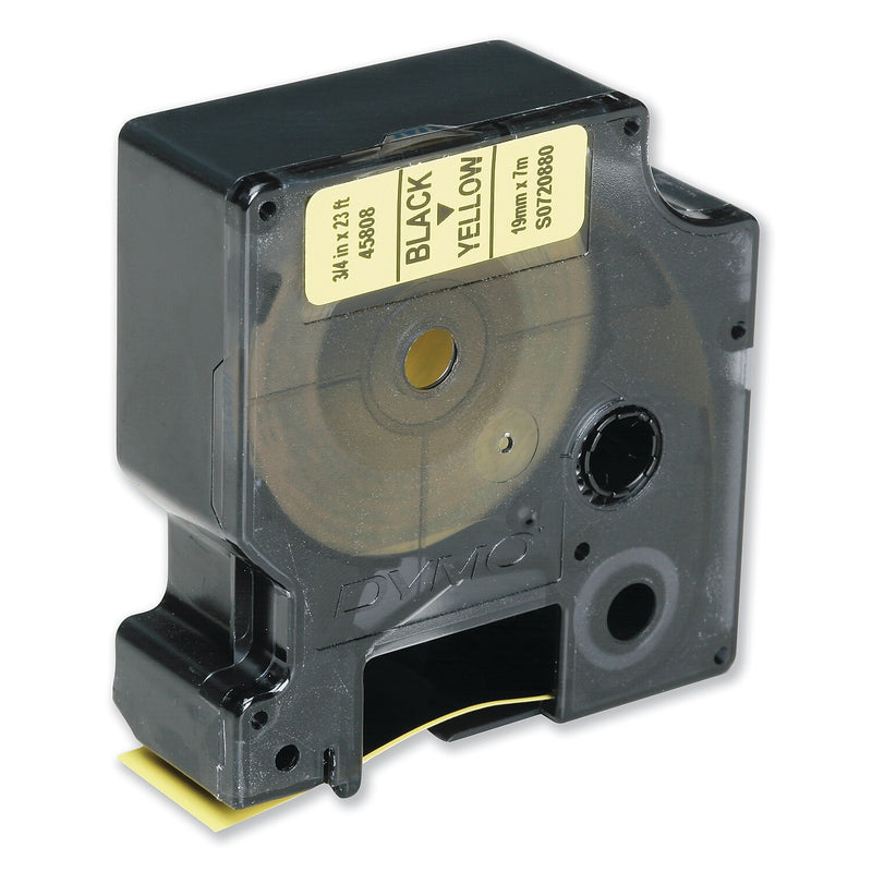 AbilityOne SKILCRAFT 7510016576745 Dymo Label Cassette, 0.50"W, Black/Yellow (NSN6576745)