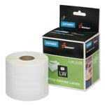 AbilityOne SKILCRAFT 7530016578883 Dymo LabelWriter Thermal Address Labels, 1.12" x 3.5", Black on White, 2 Rls/Pk (NSN6578883)