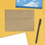 JAM Paper Kraft A6 Invitation Envelopes, 4.75 x 6.5, Brown Kraft Paper Bag, Bulk 1000/Carton (LEKR650B)
