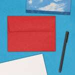 JAM Paper A6 Colored Invitation Envelopes, 4.75 x 6.5, Red Recycled, Bulk 1000/Carton (67503B)