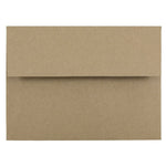 JAM Paper Kraft A6 Invitation Envelopes, 4.75 x 6.5, Brown Kraft Paper Bag, 25/Pack (LEKR650)