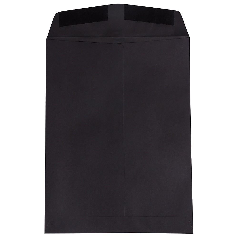 JAM Paper 9" x 12" Open End Catalog Envelopes, Black, 10/Pack (V01225B)