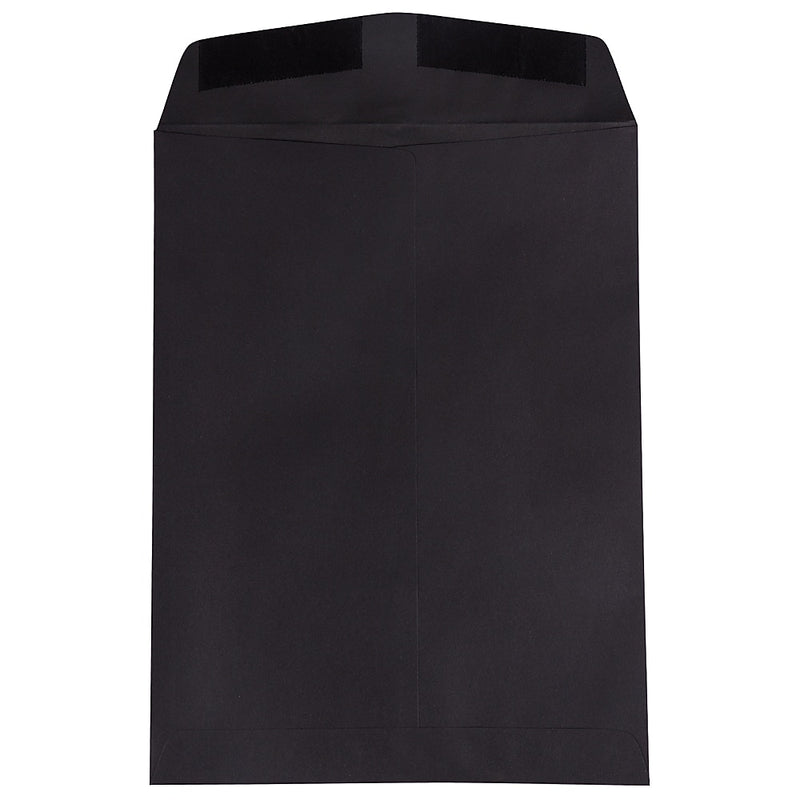 JAM Paper 9" x 12" Open End Catalog Envelopes, Black, 10/Pack (V01225B)