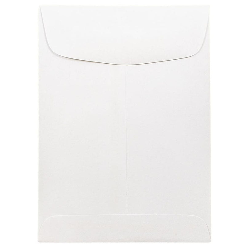 JAM Paper 5.5 x 7.5 Open End Catalog Envelopes, White, 25/Pack (4100)