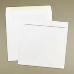 JAM Paper 9 x 9 Square Invitation Envelopes, White, 25/Pack (4232)