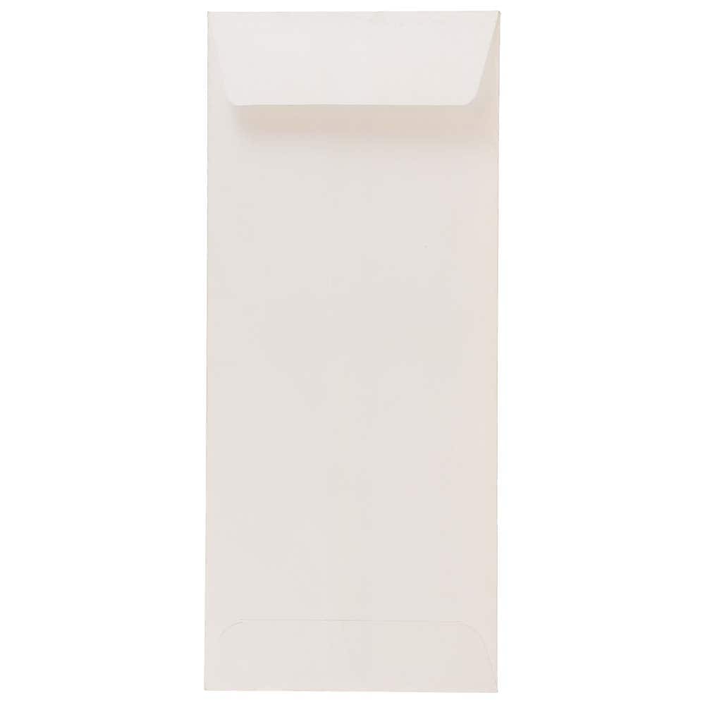 JAM Paper #10 Policy Business Envelopes, 4 1/8" x 9 1/2", White, 25/Pack (49856)