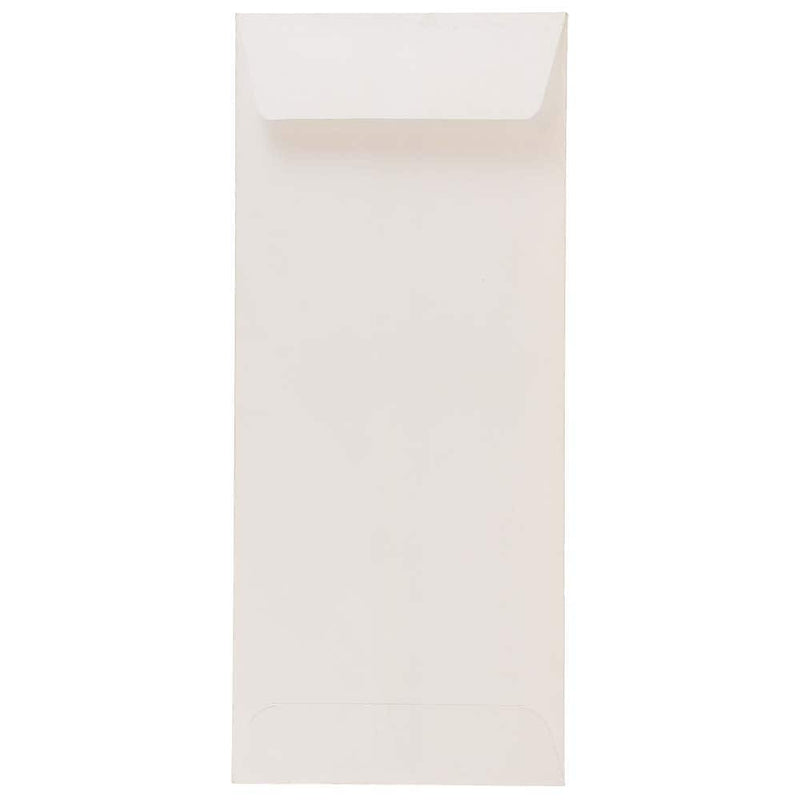 JAM Paper #10 Policy Business Envelopes, 4 1/8" x 9 1/2", White, 25/Pack (49856)