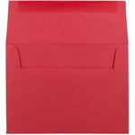 JAM Paper A6 Colored Invitation Envelopes, 4.75 x 6.5, Red Recycled, 25/Pack (67503)