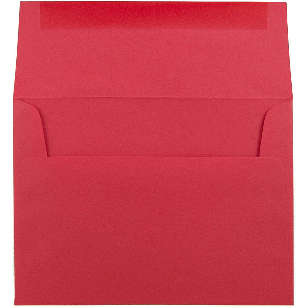 JAM Paper A6 Colored Invitation Envelopes, 4.75 x 6.5, Red Recycled, Bulk 1000/Carton (67503B)