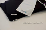 ChargeTech CleanCharge Standard Laptop Sleeve with ViralOff Technology, Black (CC-1001)