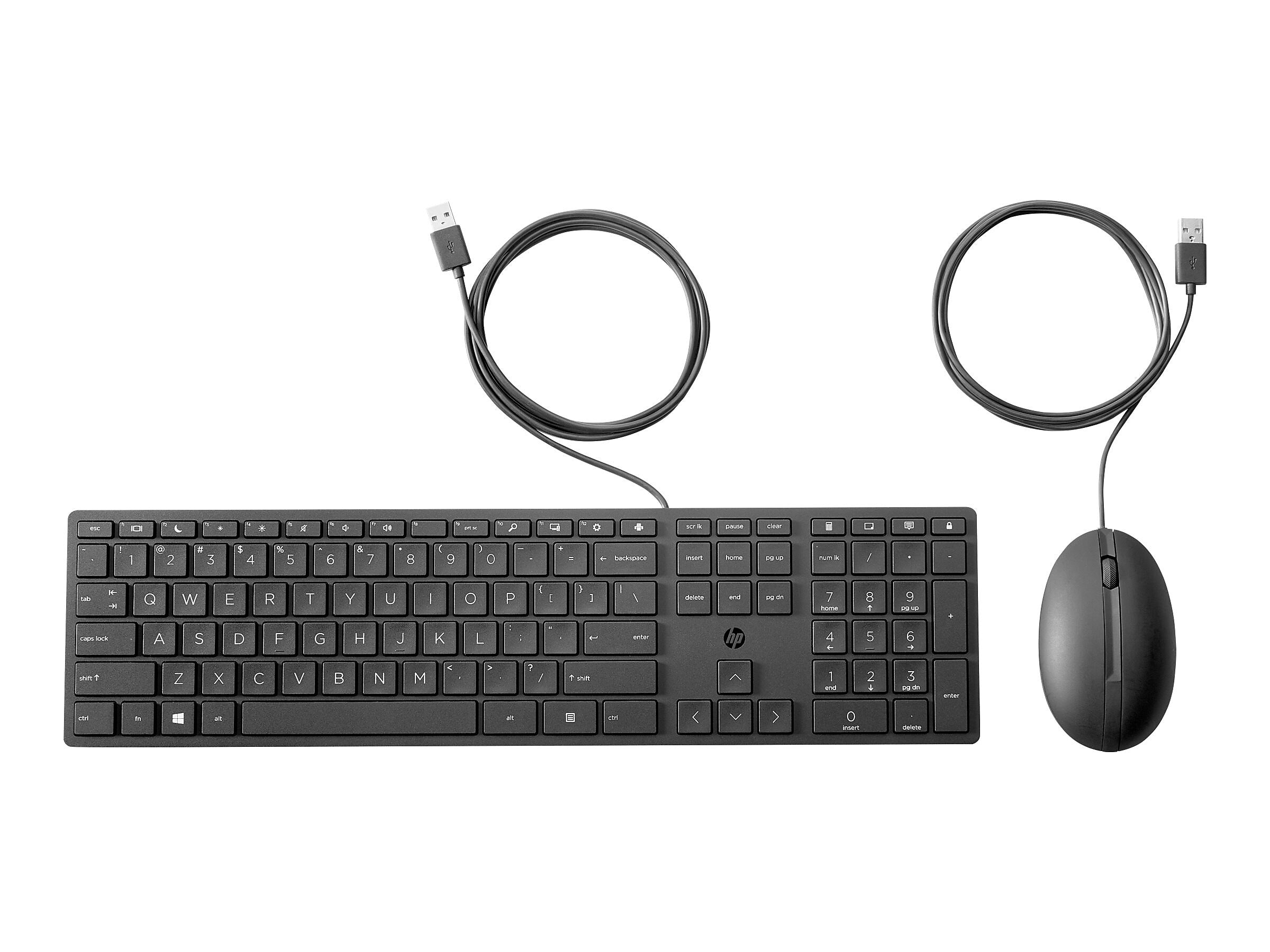 HP Desktop 320MK Keyboard and Mouse Combo, Black (9SR36UT#ABA)