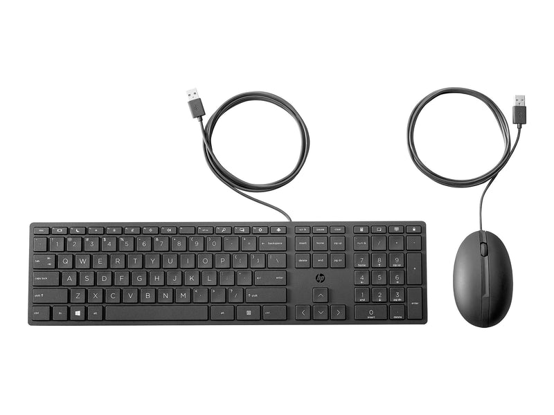 HP Desktop 320MK Keyboard and Mouse Combo, Black (9SR36UT#ABA)