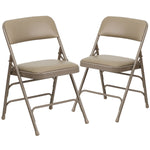 Flash Furniture HERCULES Series Vinyl Banquet/Reception Chair, Beige, 2/Pack (2HAMC309AVBGE)
