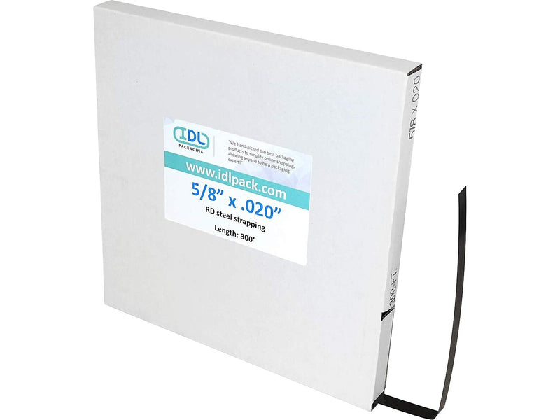 5/8" x 0.020" x 500' Heavy-Duty Steel Strapping Kit, Hand Grade (P.SSK.58.500)